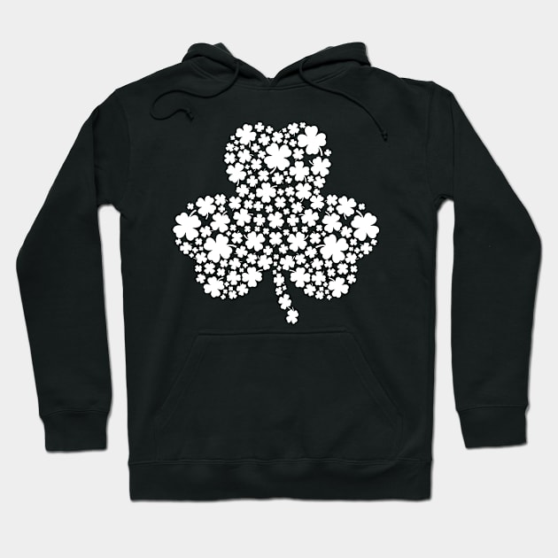 Shamrock St. Patrick's Day Clover 4 Hoodie by TDH210